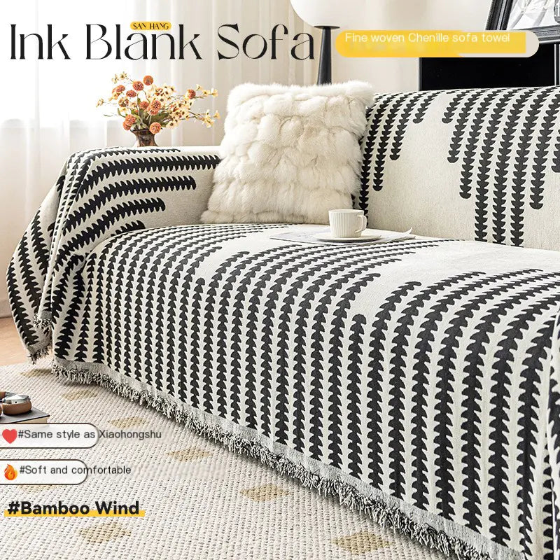 Reversible Chenille Sofa Cover