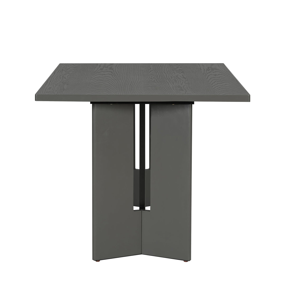 TREXM Farmhouse Wood Dining Table Set for 6