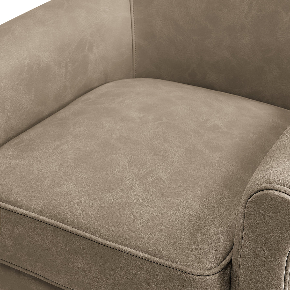 Westly Faux Leather Swivel Accent Chair - Willow