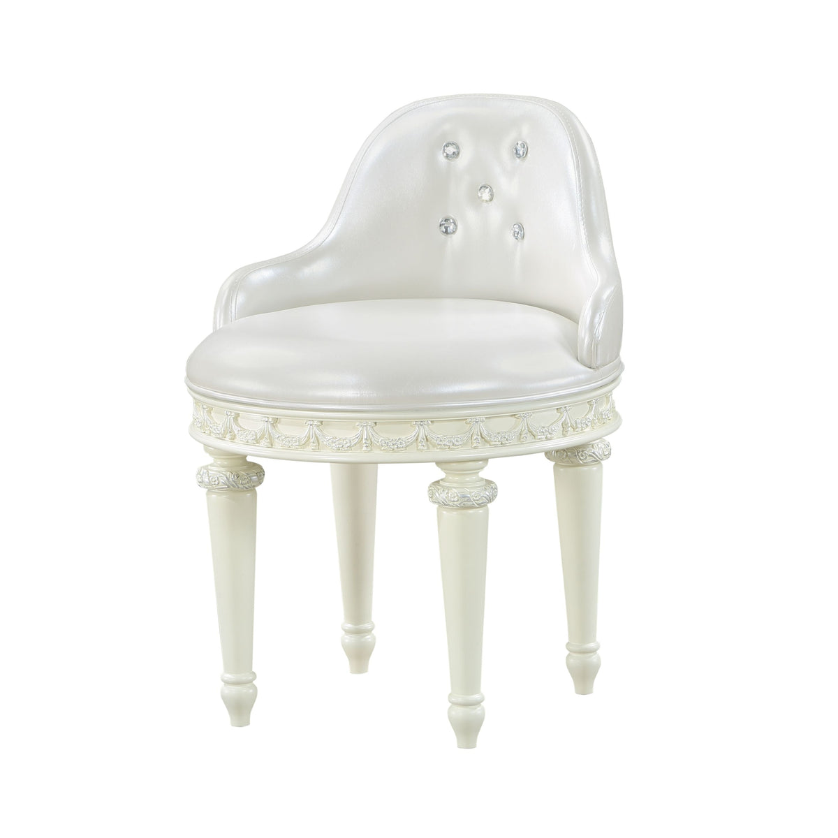 Dorothy Round Armless Chair