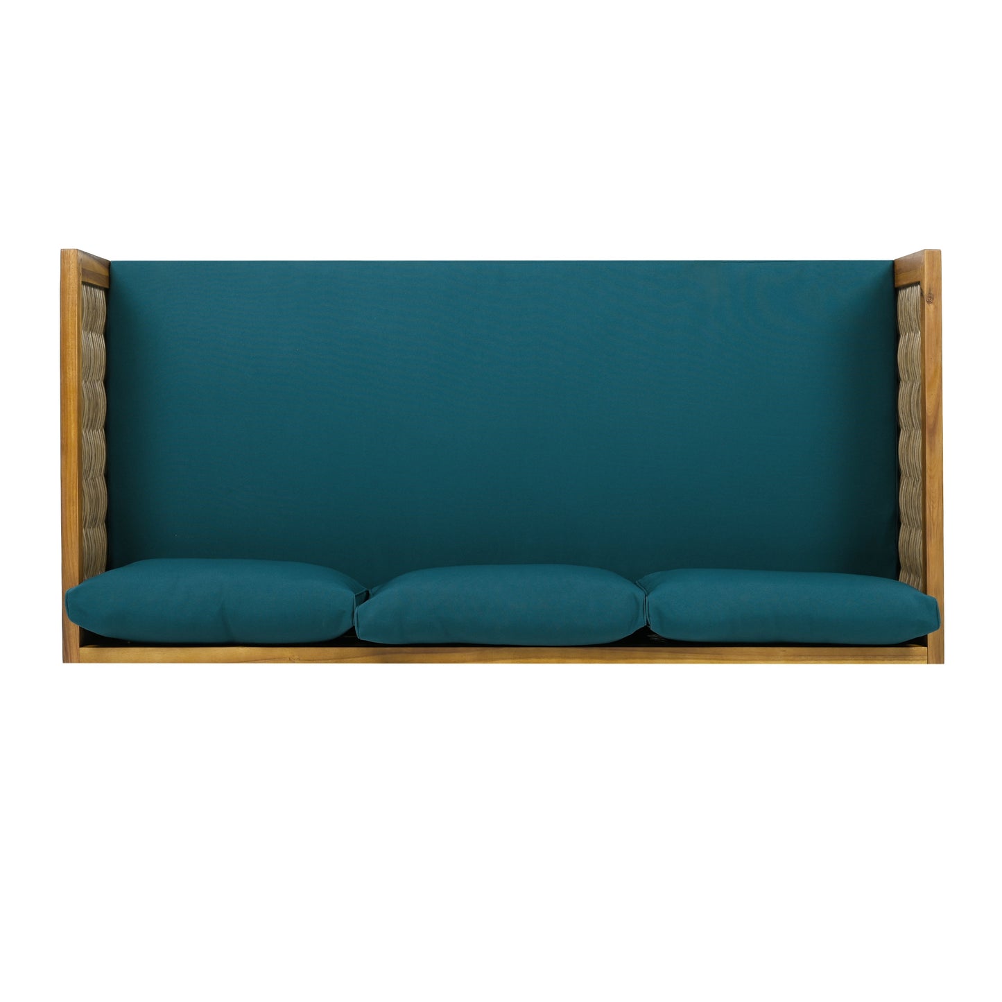 Claremont 3 Seater Daybed With Rattan Arms (Teak Cushion)