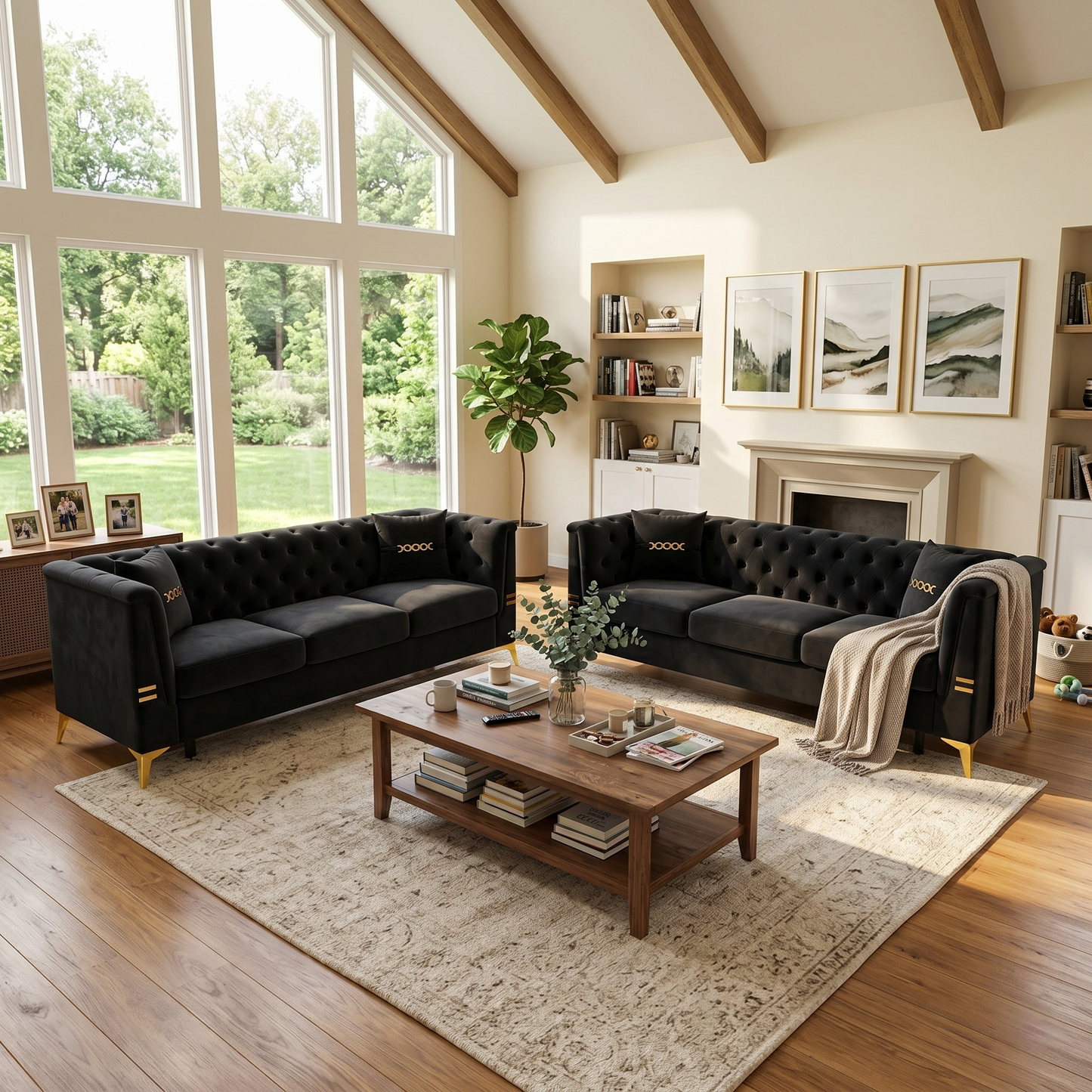 FX-P83 2PC Sofa