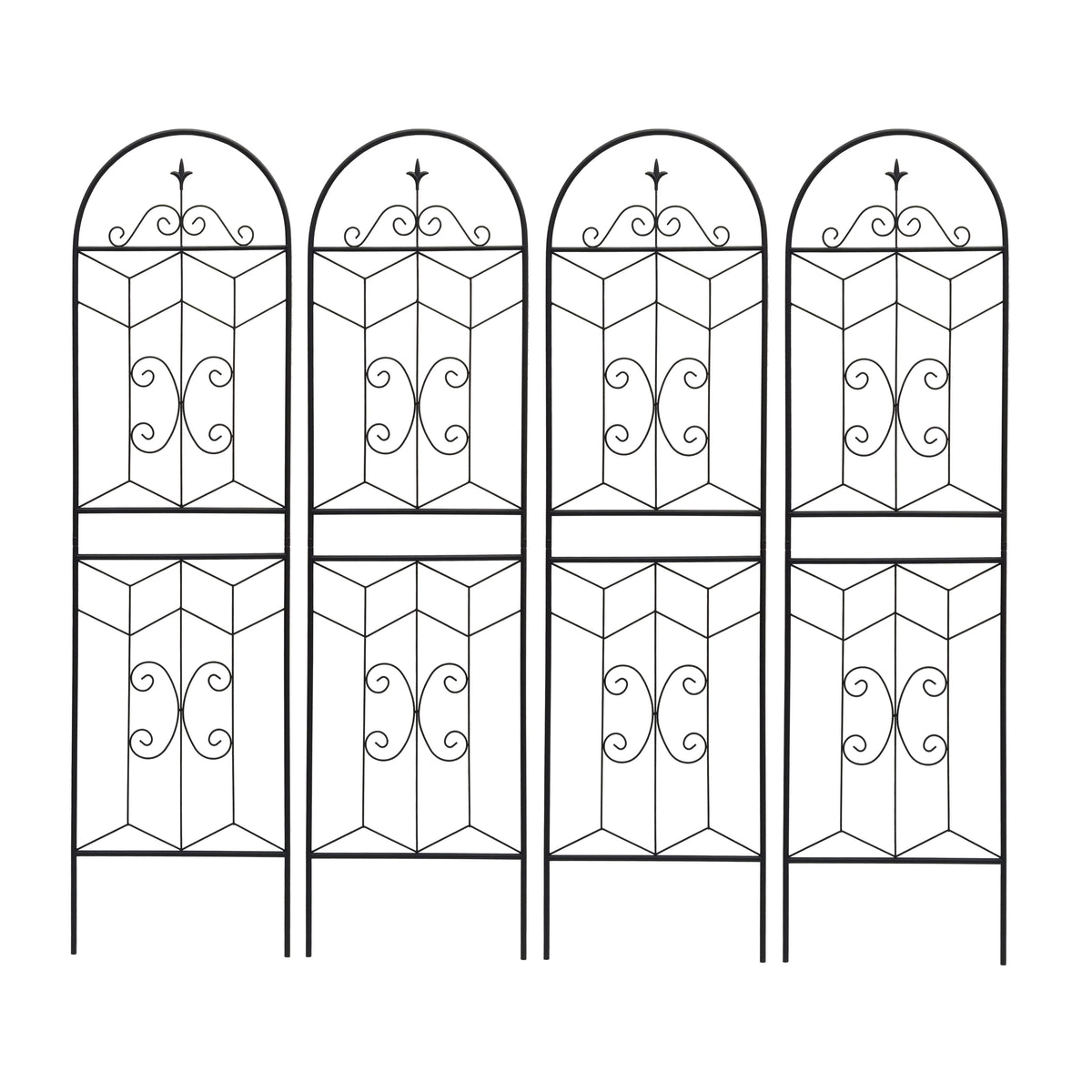 4 Pack Metal Garden Trellis