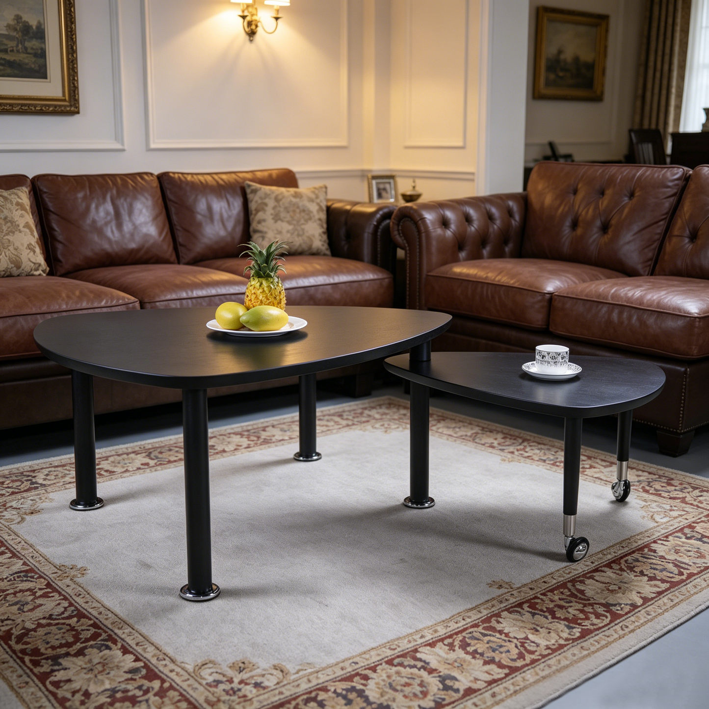 360 Degree Rotatable Modern Coffee Table