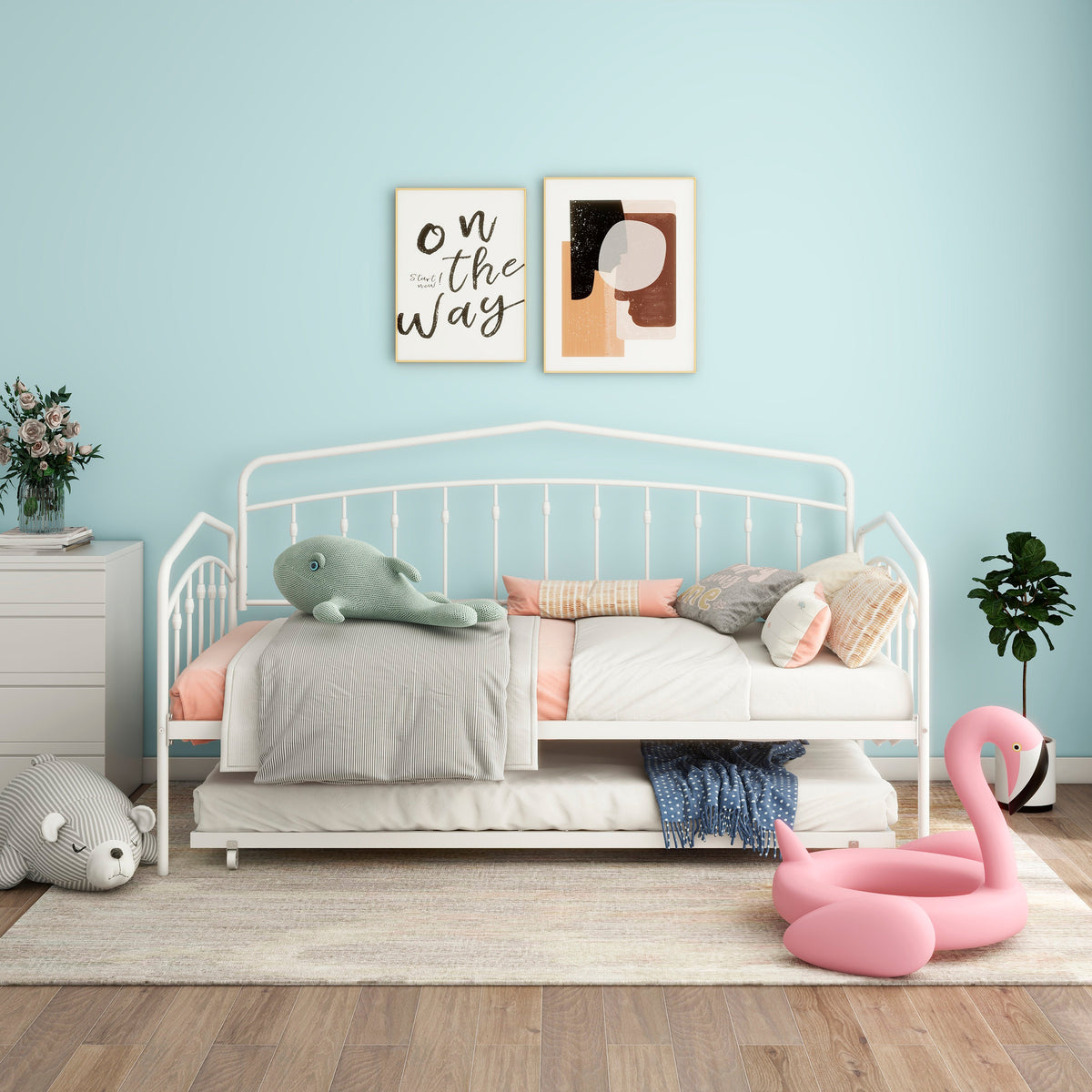 Fox Twin Daybed with Twin Trundle