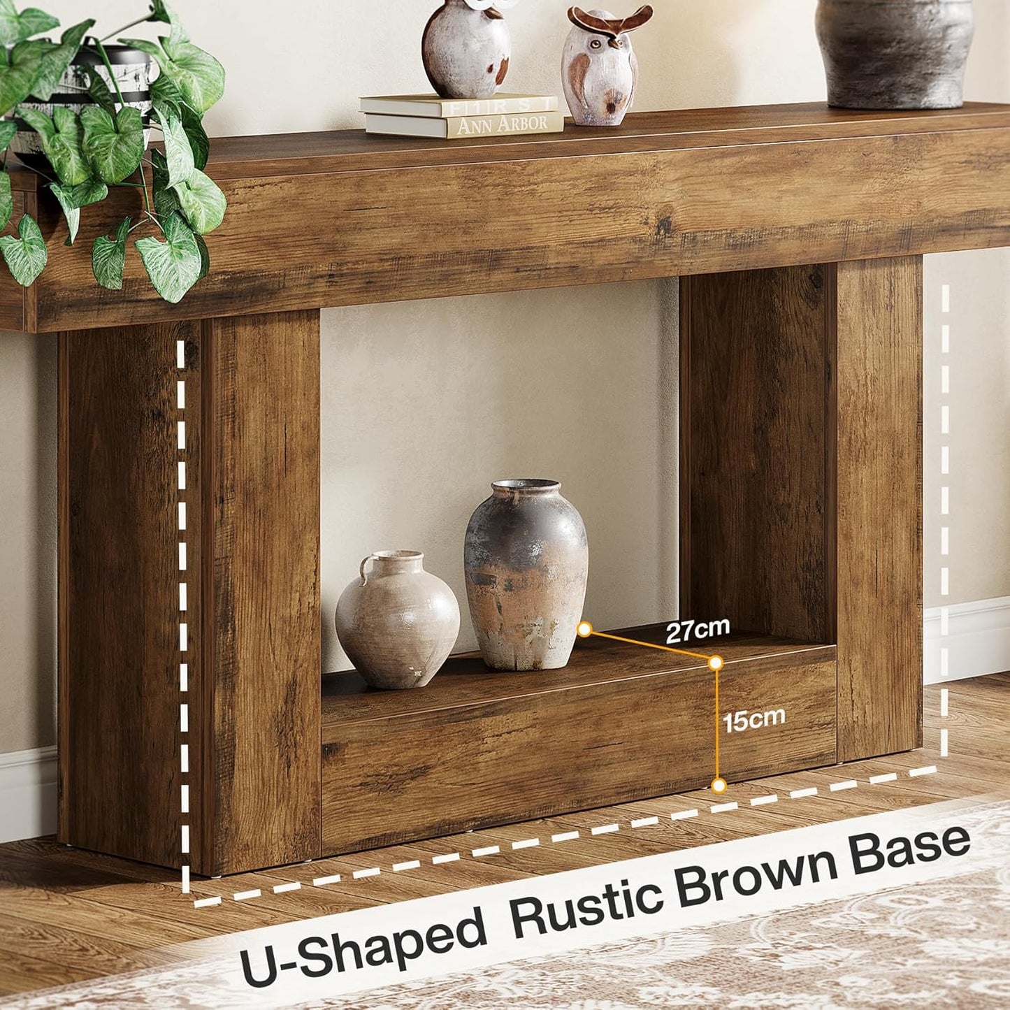 63" Farmhouse Console Table