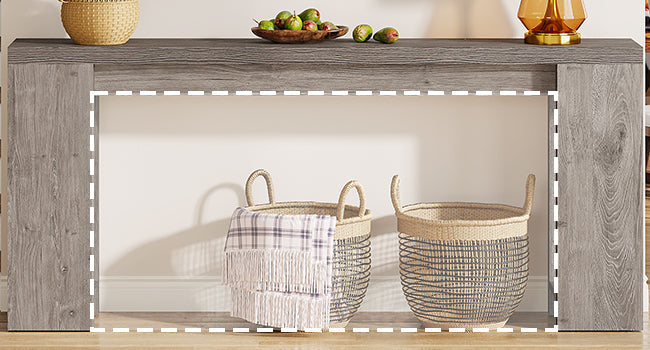 70.9" Extra Long Farmhouse Console Table