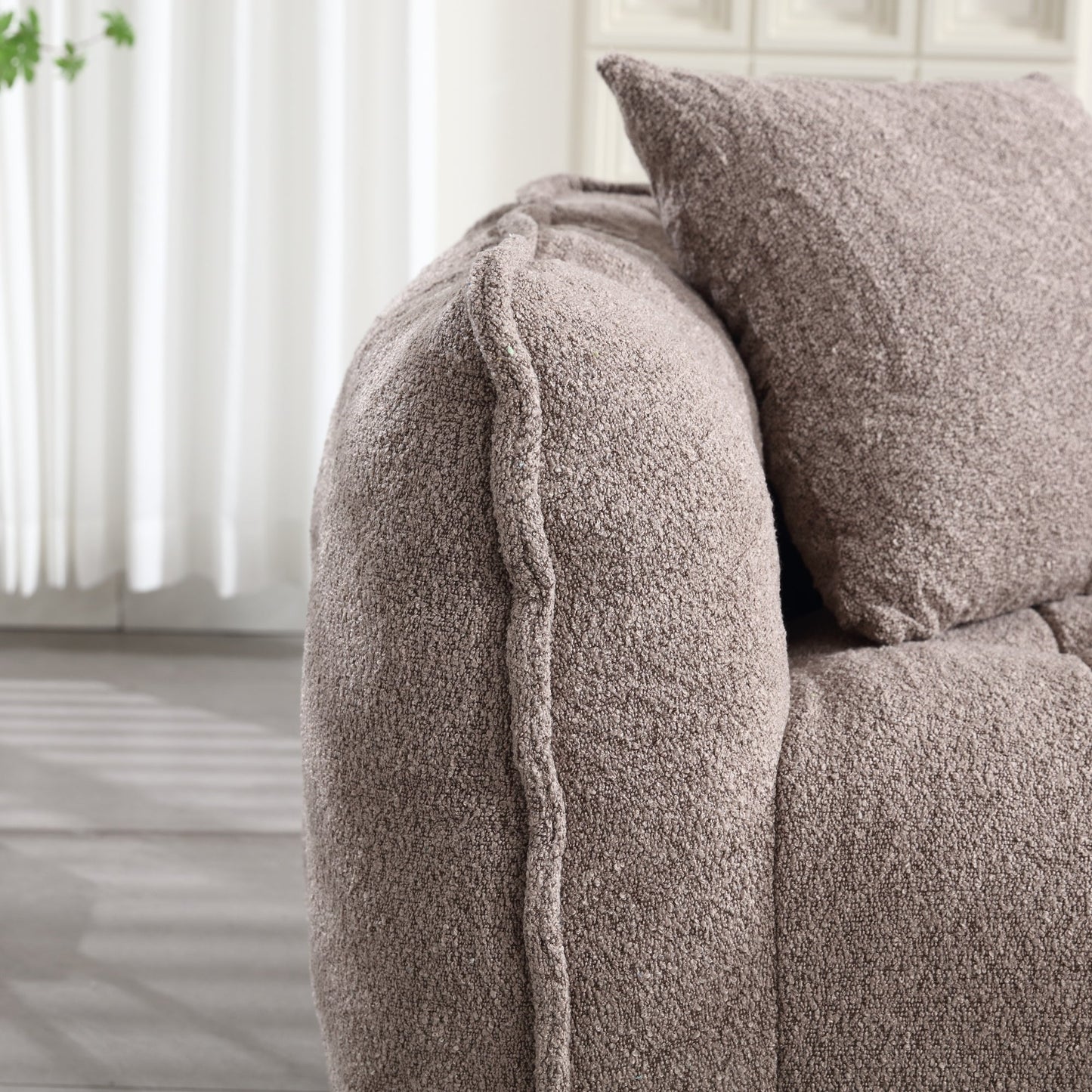Cozy Beanbag Chair with High Resilience Foam Core