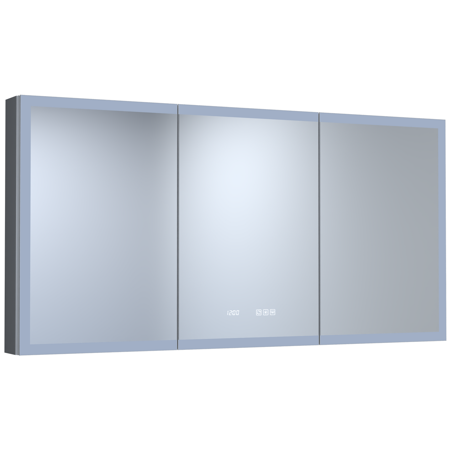 60 Inch W x 30 Inch H Rectangular LED Bathroom Mirror