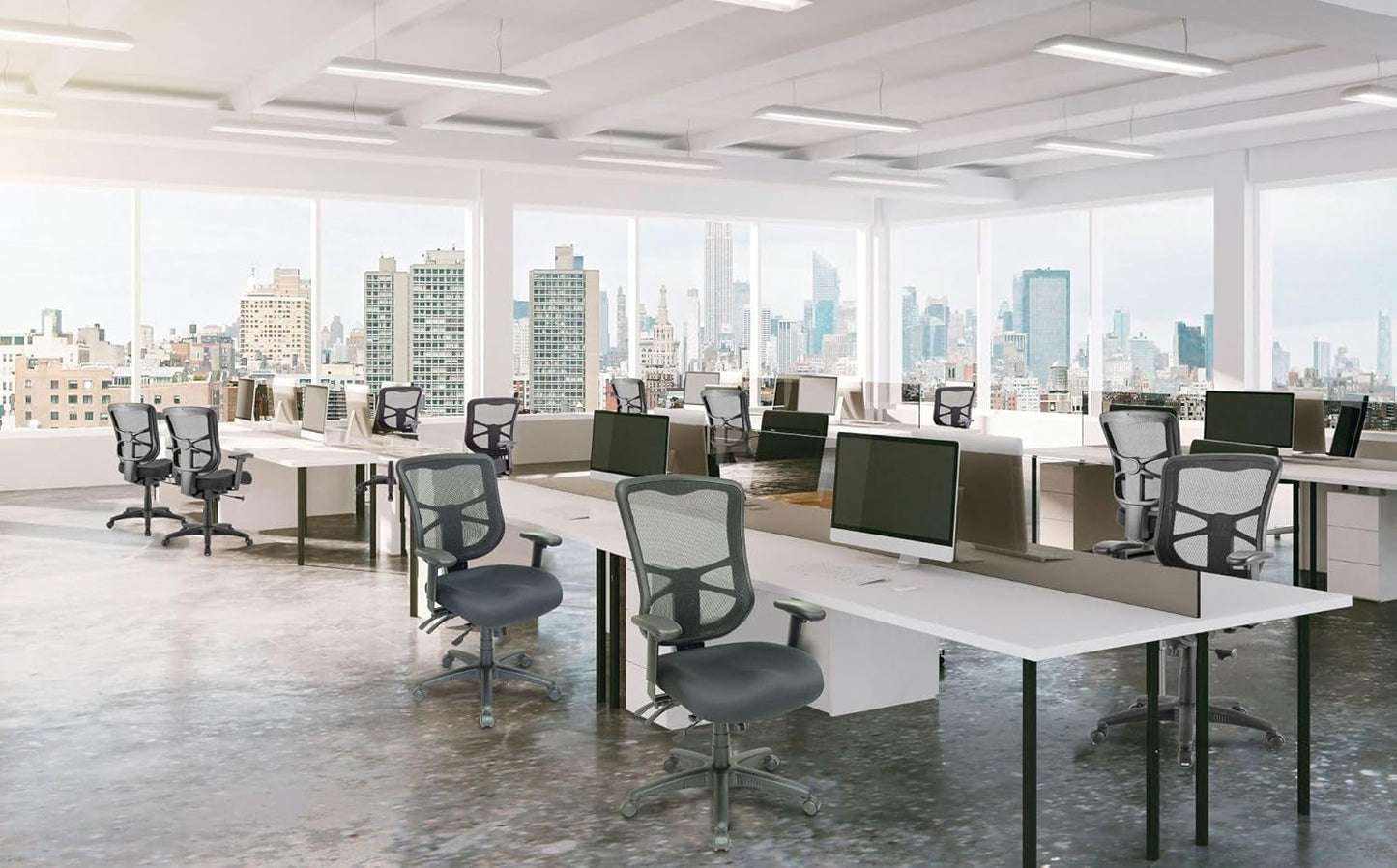 Elusion High Back Mesh Office Chair Black Adjustable Tilt