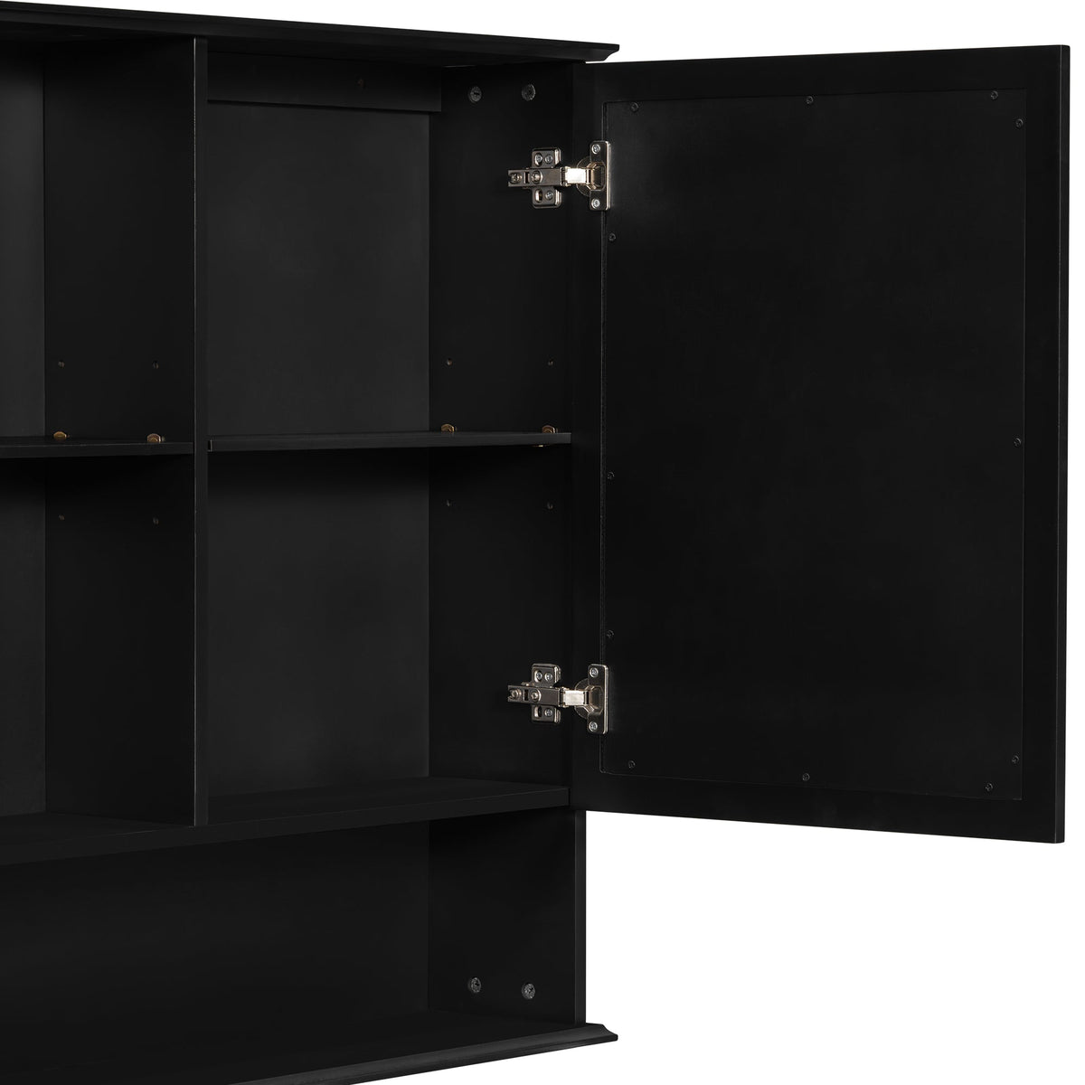 60" Double Sink Bathroom Vanity Set with Matching Wall Mount Medicine Cabinet