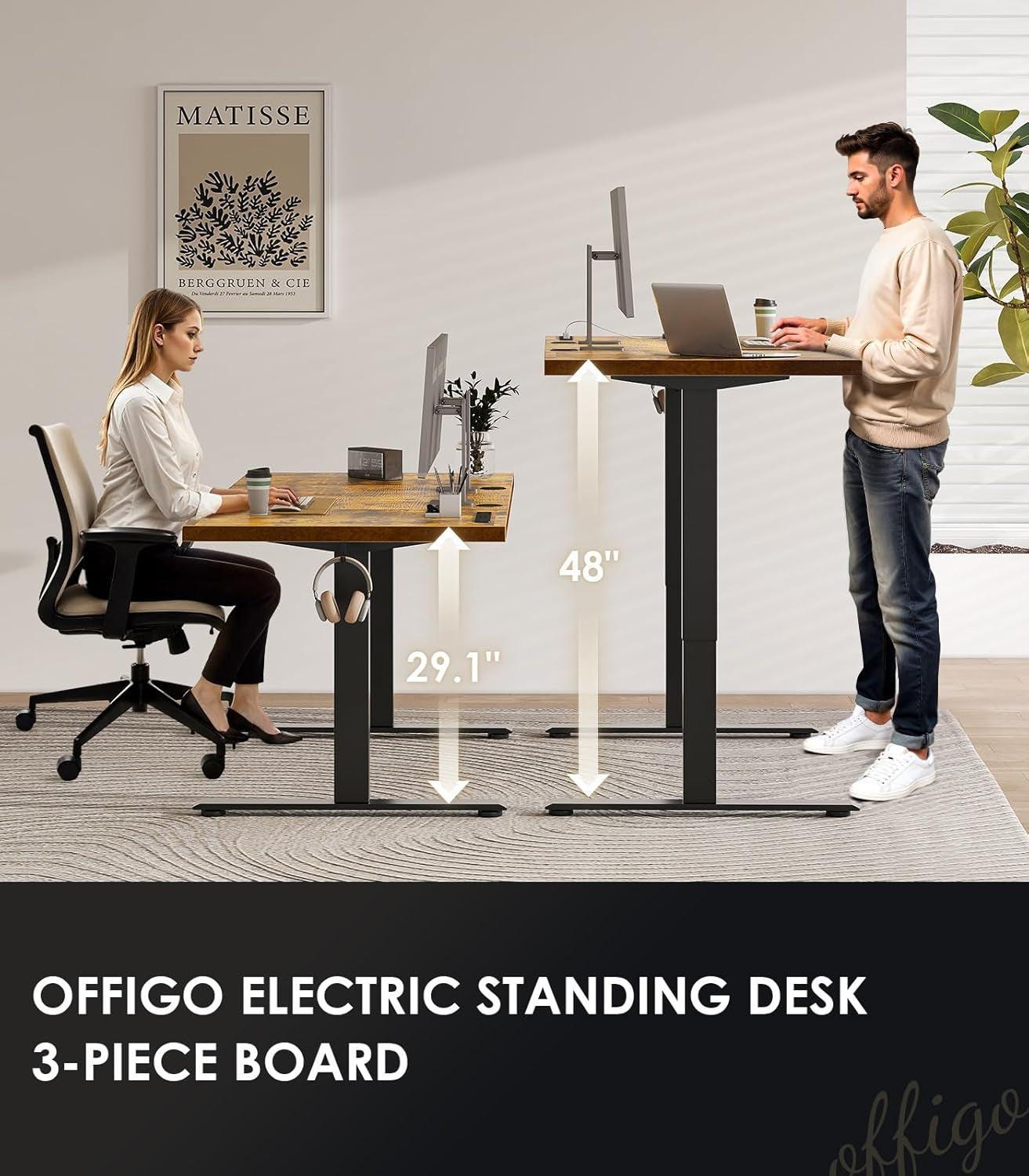 Electric Standing Desk 71 Inch Height Adjustability
