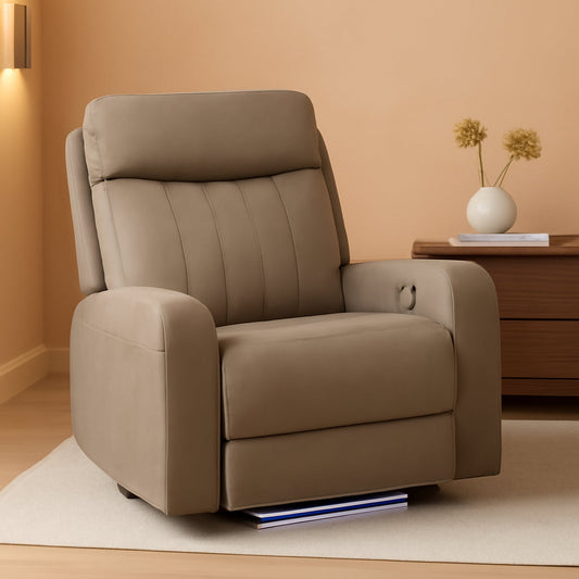 Rv Power Recliner With Massage Left Hand Polyhyde Fabric