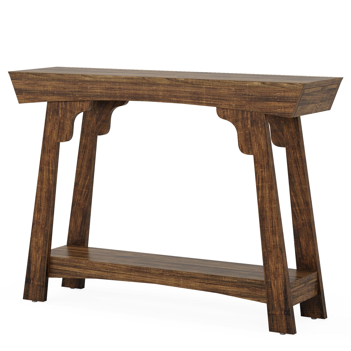 41 Inch Wood Console Table Behind Couch