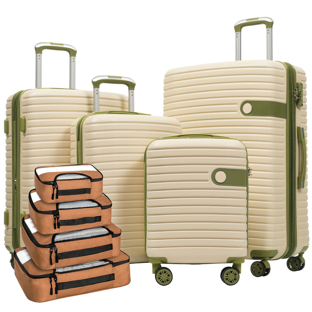 4 Piece Luggage Set Suitcase Set