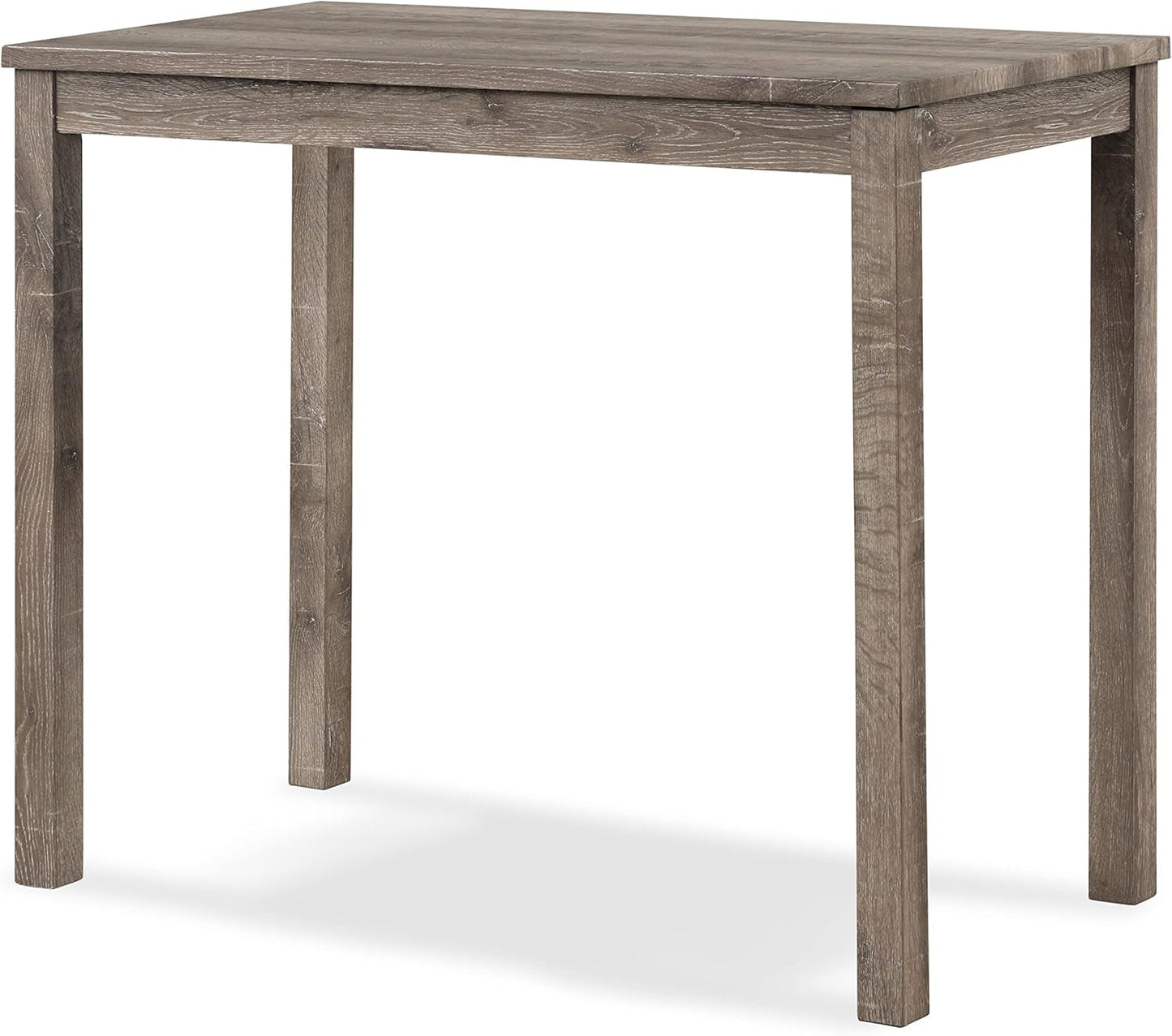 Taupe Upholstered Counter Height Elegant Dining Set
