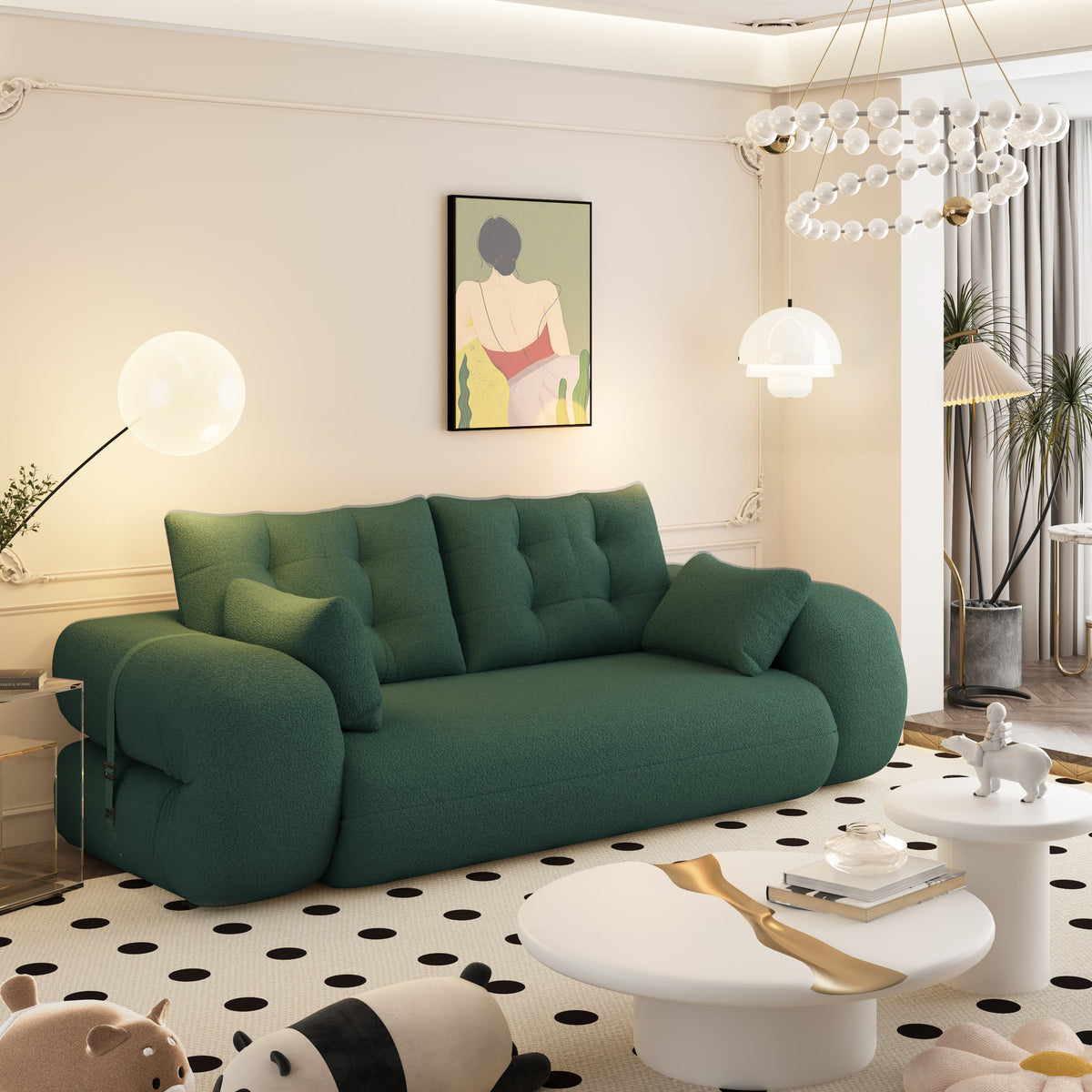 78.7" Multi-Functional Foldable Sofa Bed