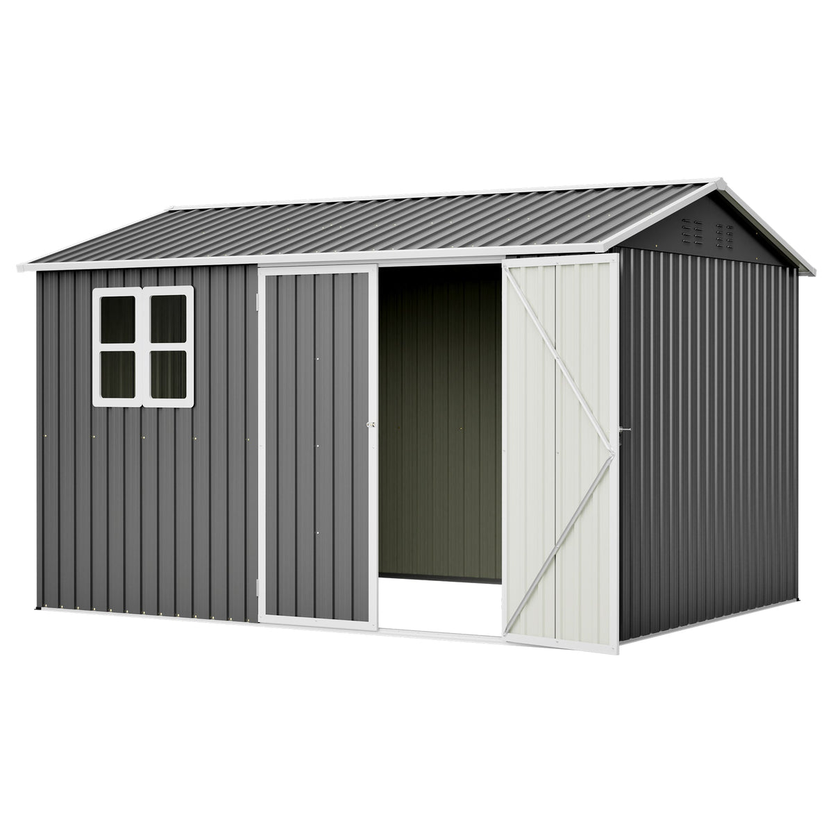 10'x8' Oversized Steel Storage Shed