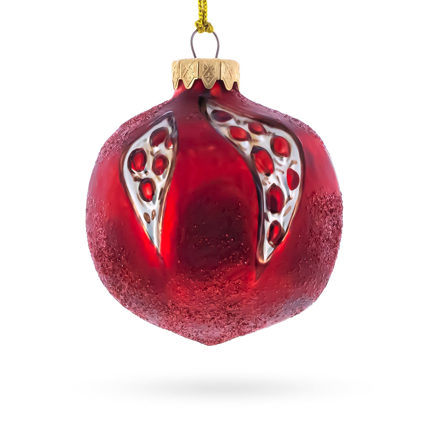 Pomegranate Glass Christmas Ornament