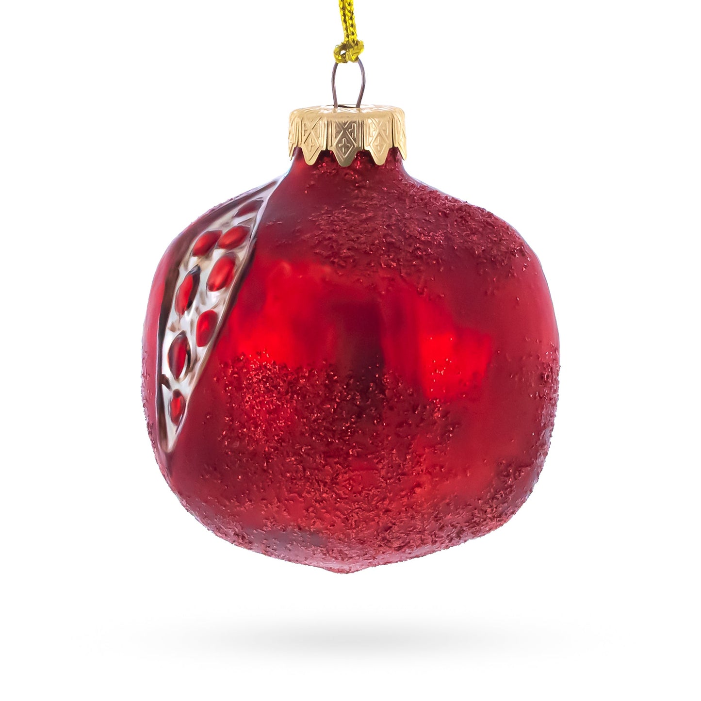 Pomegranate Glass Christmas Ornament
