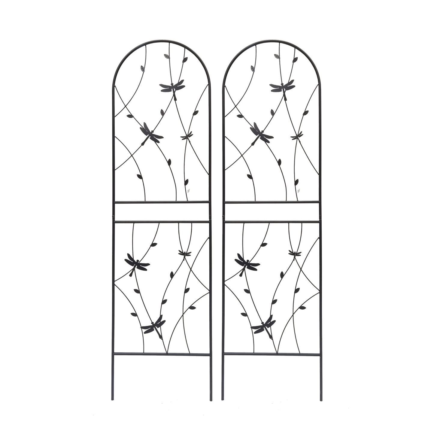 2 Pack Metal Garden Trellis - Rustproof Trellis for Climbing Plants