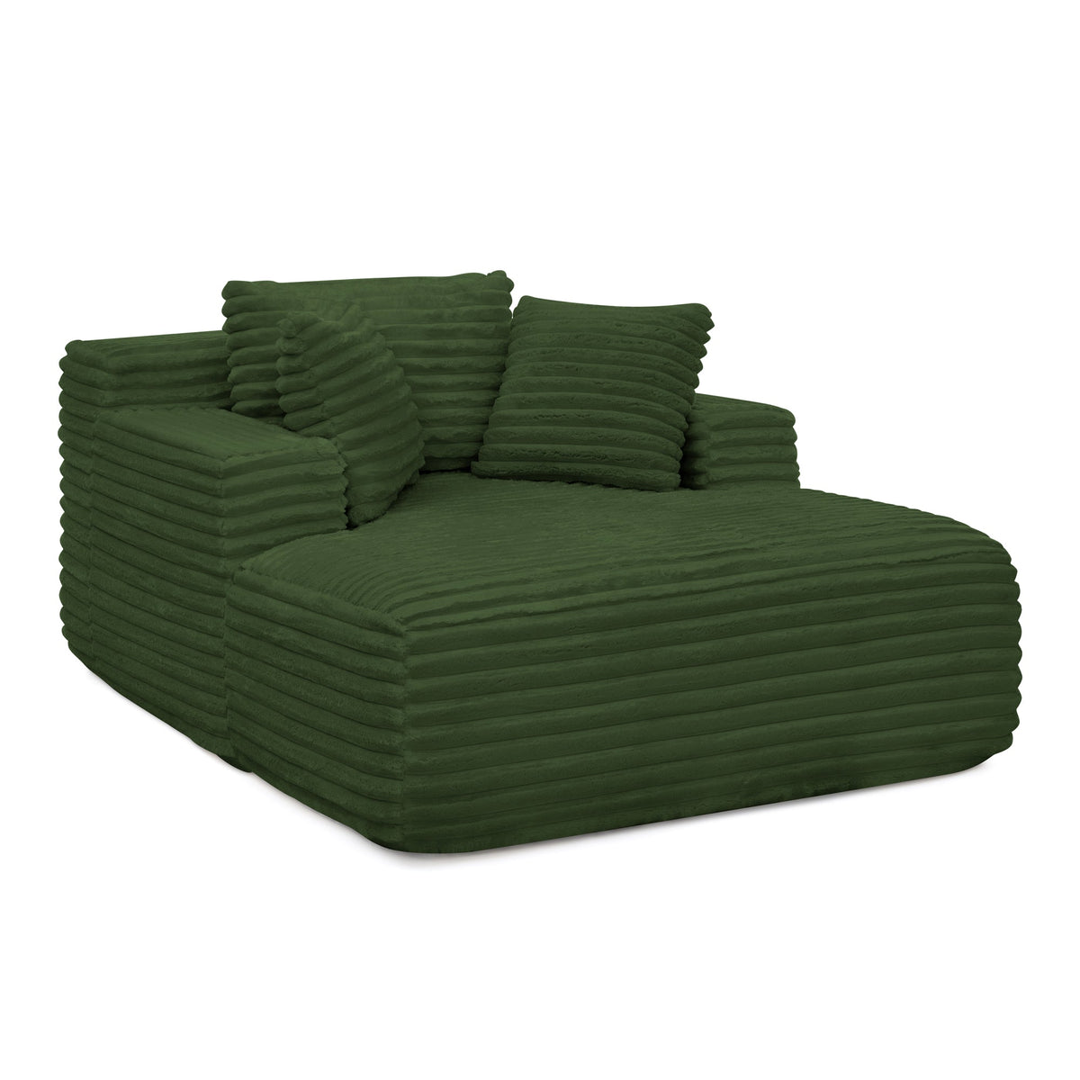 Fluffy Corduroy Upholstered Cloud Couch Sofa Bed