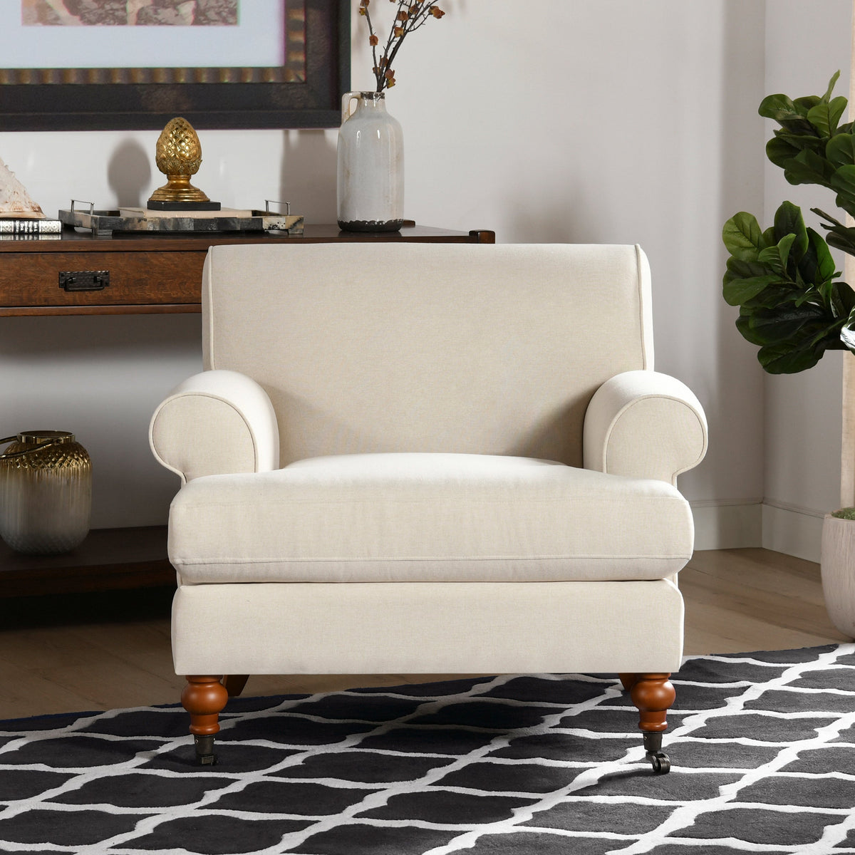 Alana 38" Lawson Accent Arm Chair