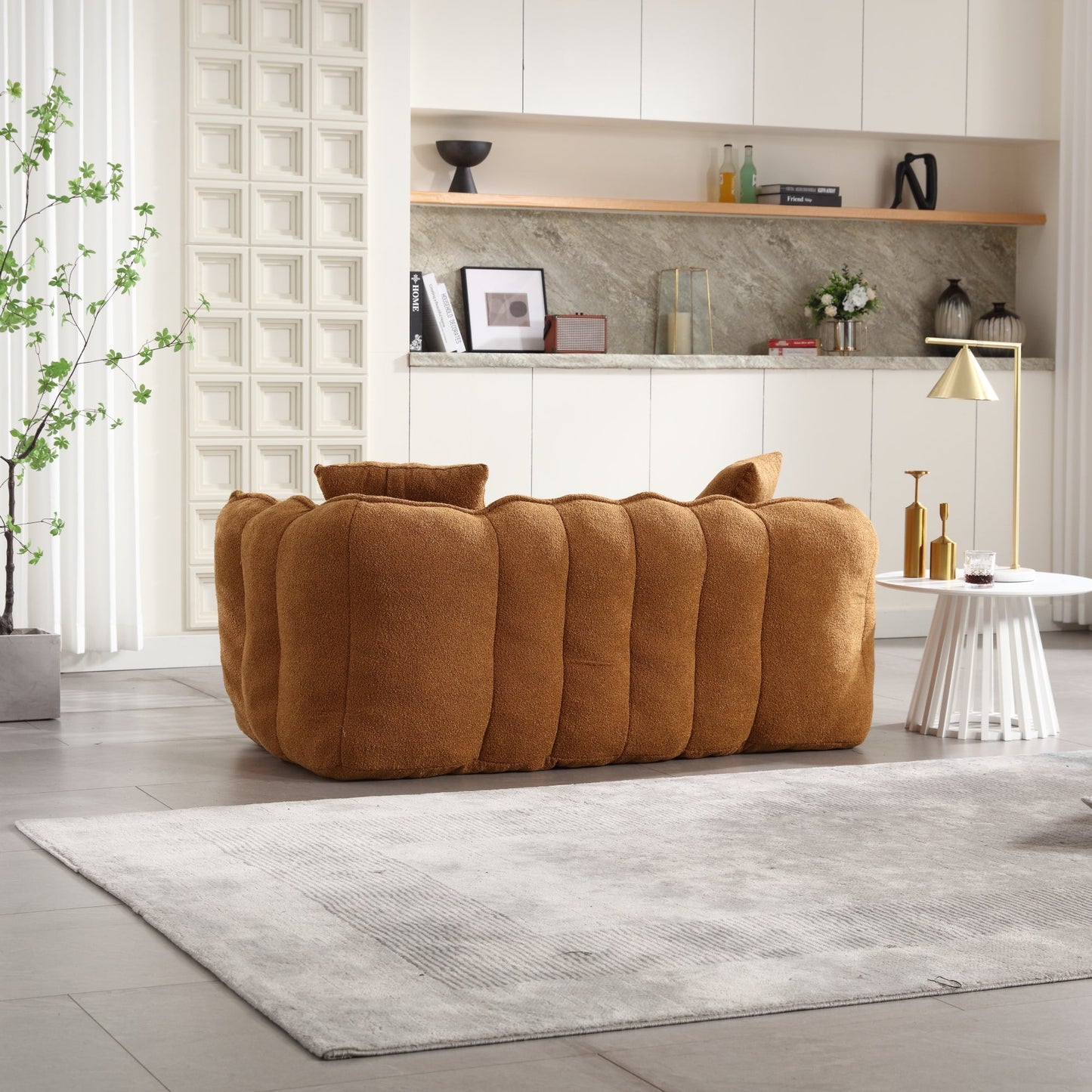 Cozy Beanbag Chair with High Resilience Foam Core