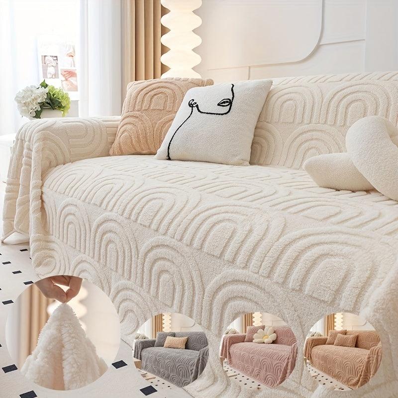 Luxurious Four Seasons Jacquard Slipcover | Waterproof Cover for Couch