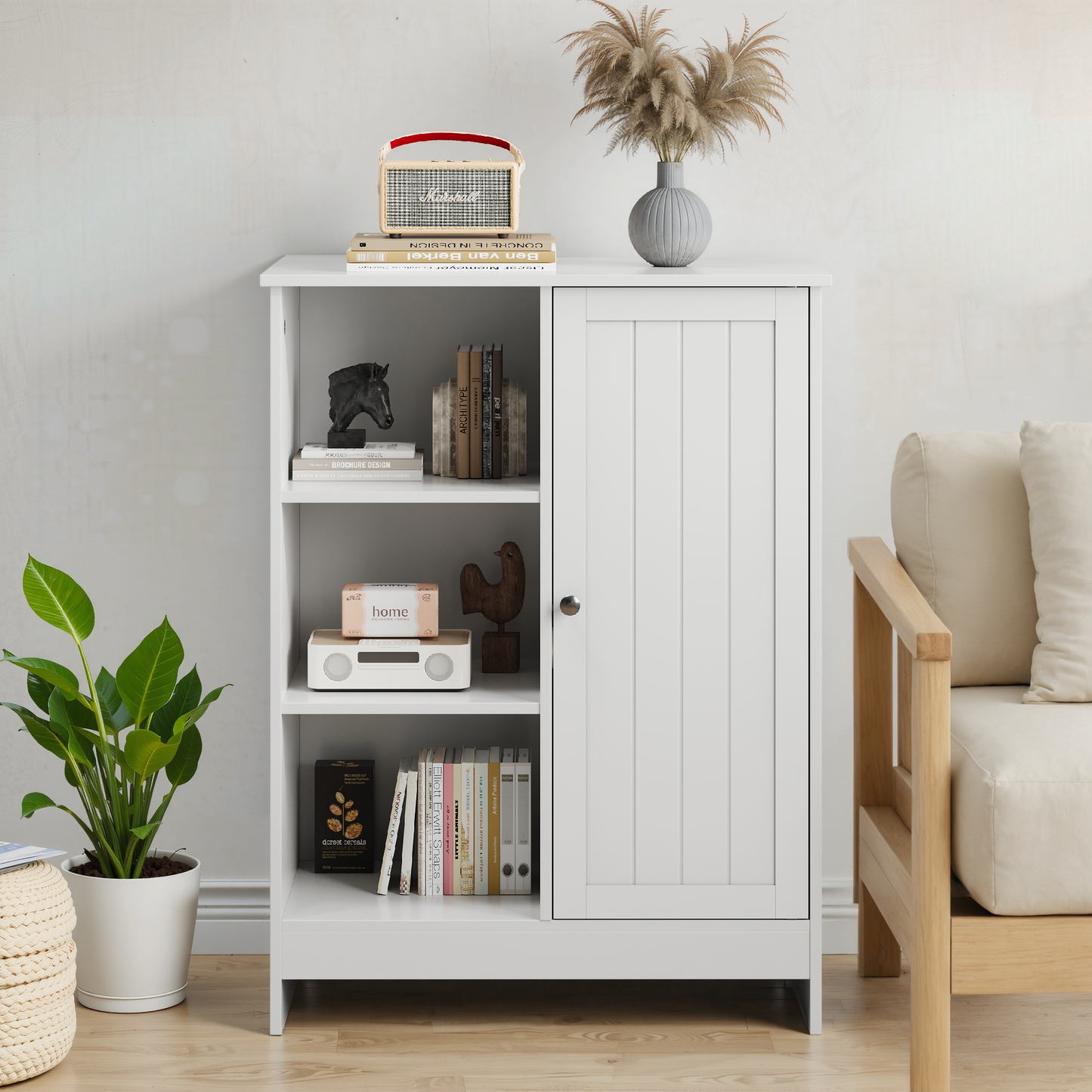 Bathroom Cabinet with Adjustable Shelves
