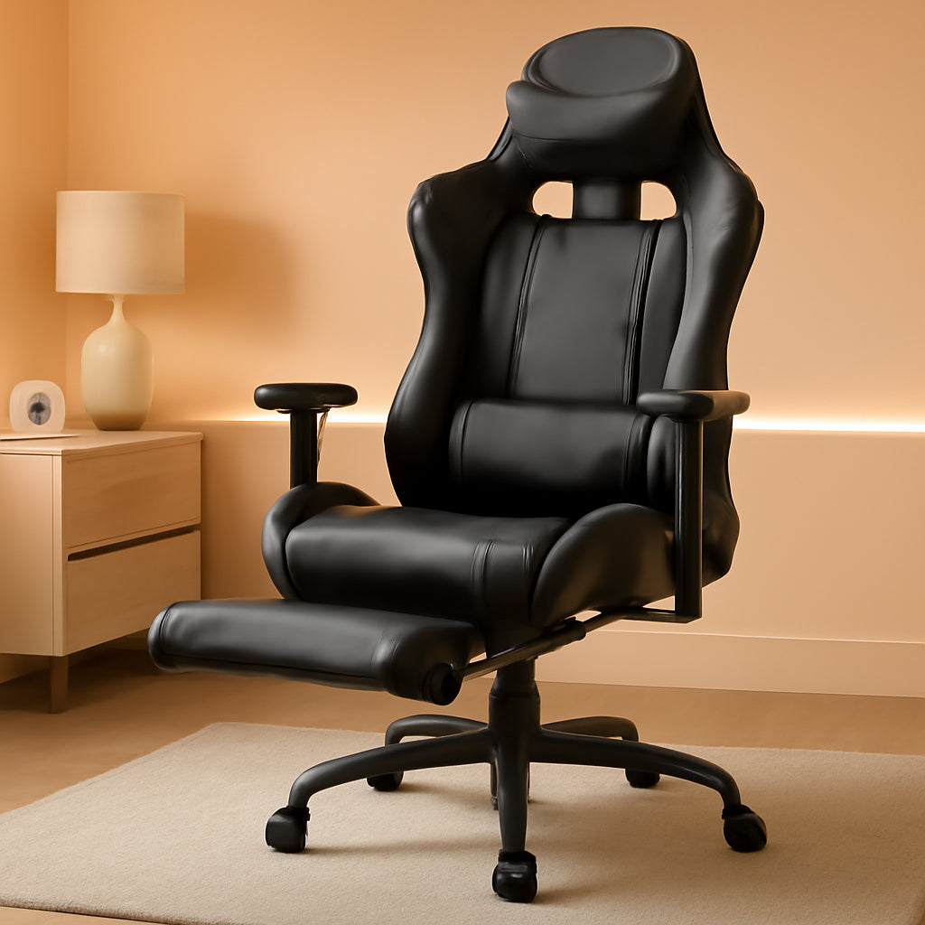 High Back Ergonomic Office Chair With Lumbar Support Grey