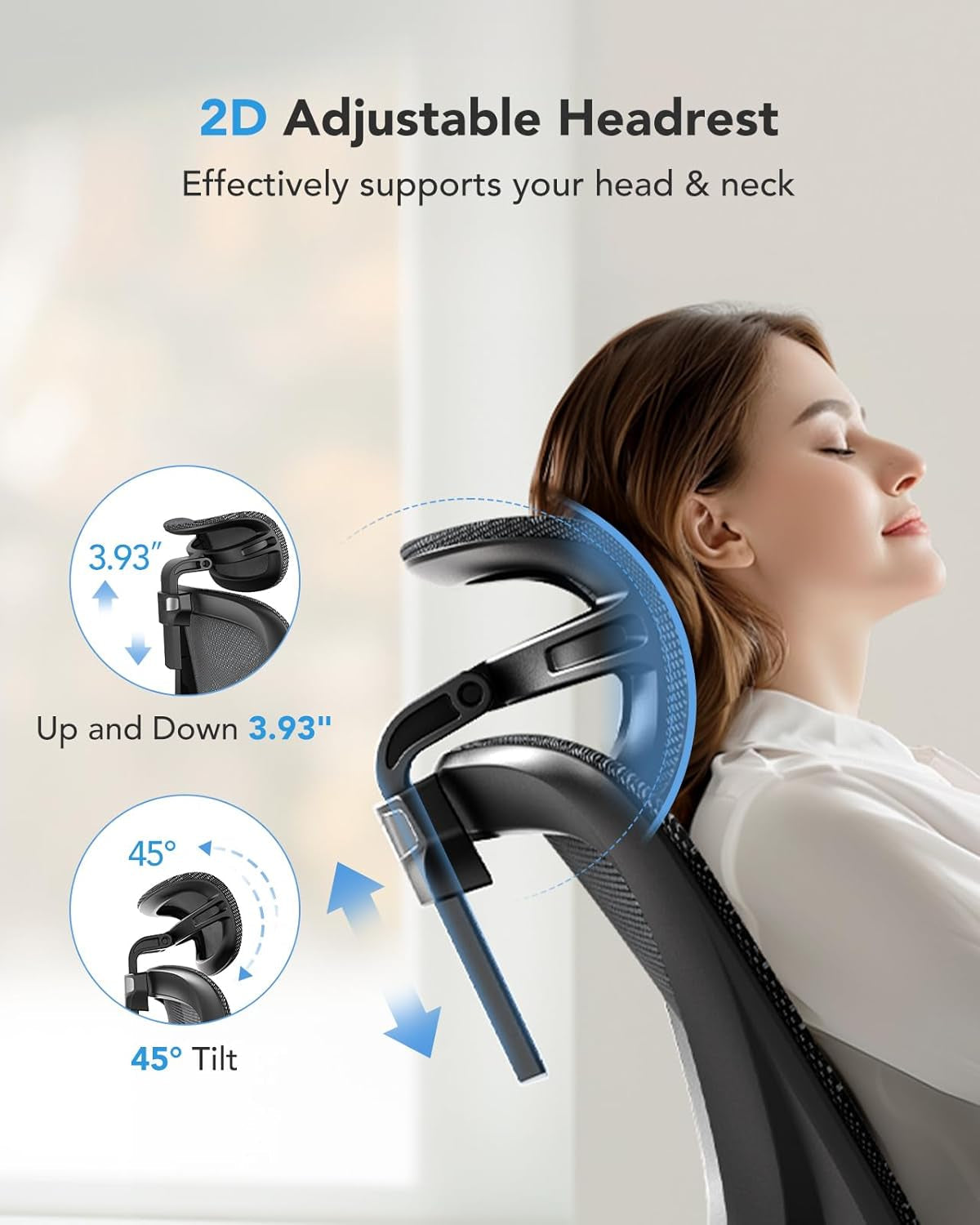 Ergonomic Mesh Office Chair High Back With Lumbar Support