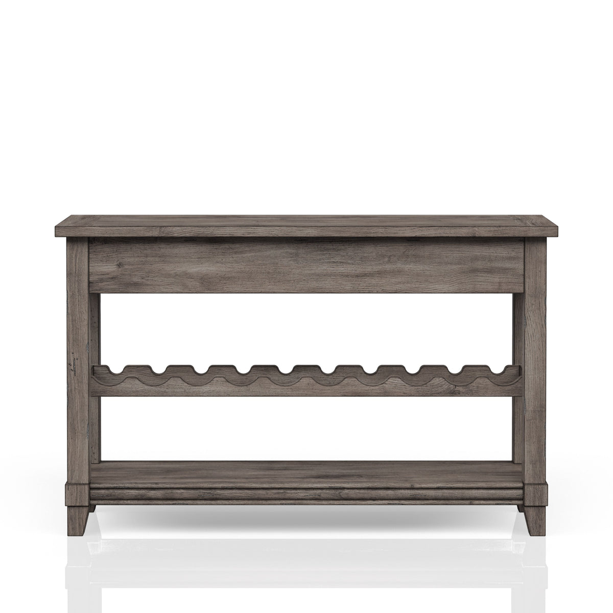 Console Table With Wine Bottle Storage & Storage Drawers