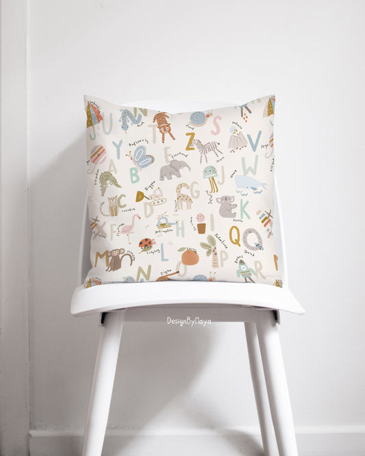 Alphabet - Artisan Baby Pillows