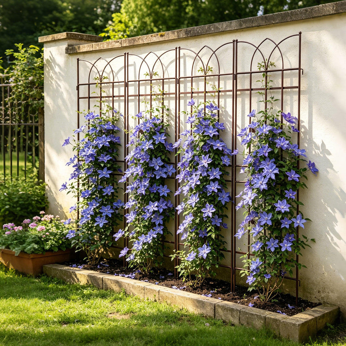 4 Pack Metal Garden Trellis 71" x 17.7"