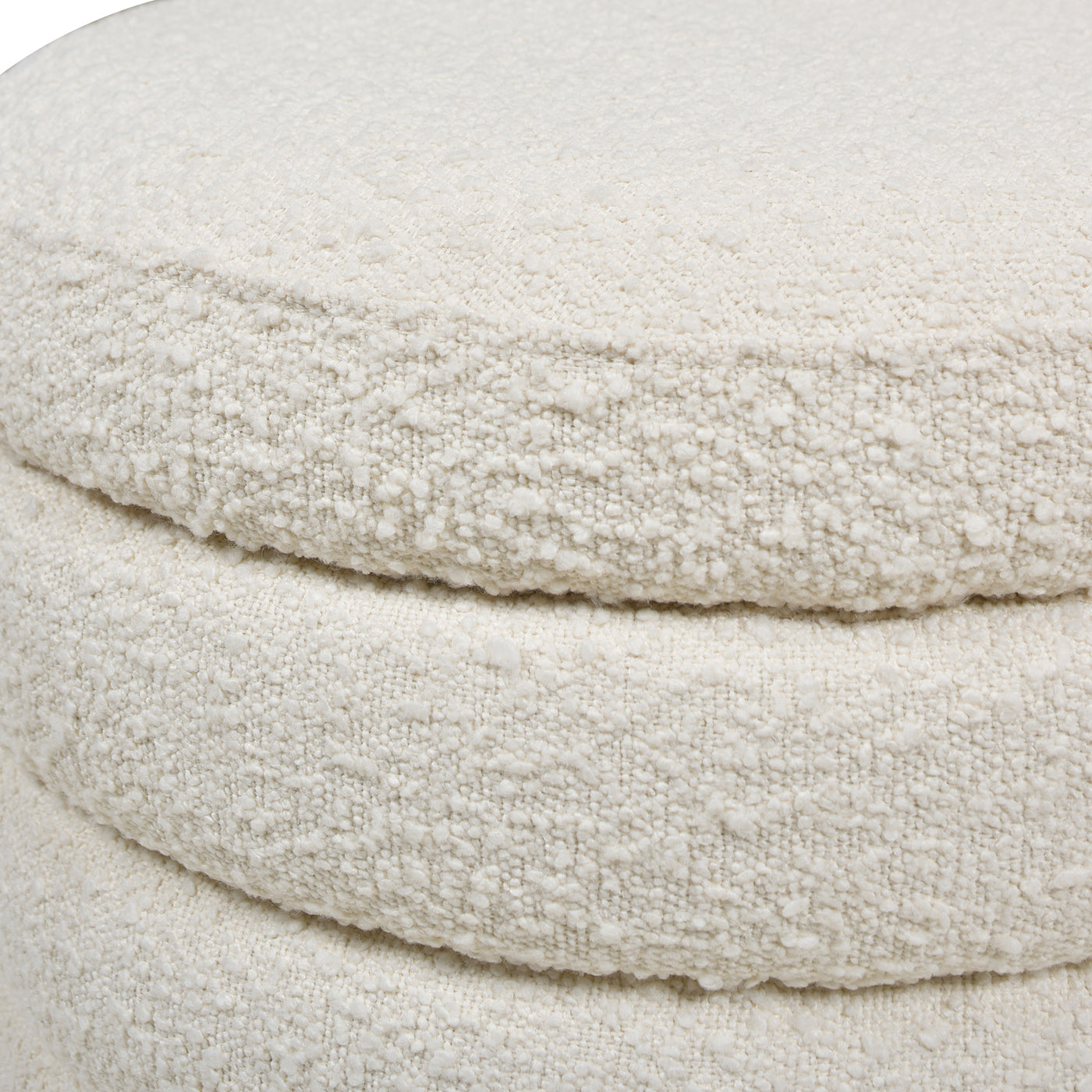 Fuji 19" Oversized Round Storage Ottoman