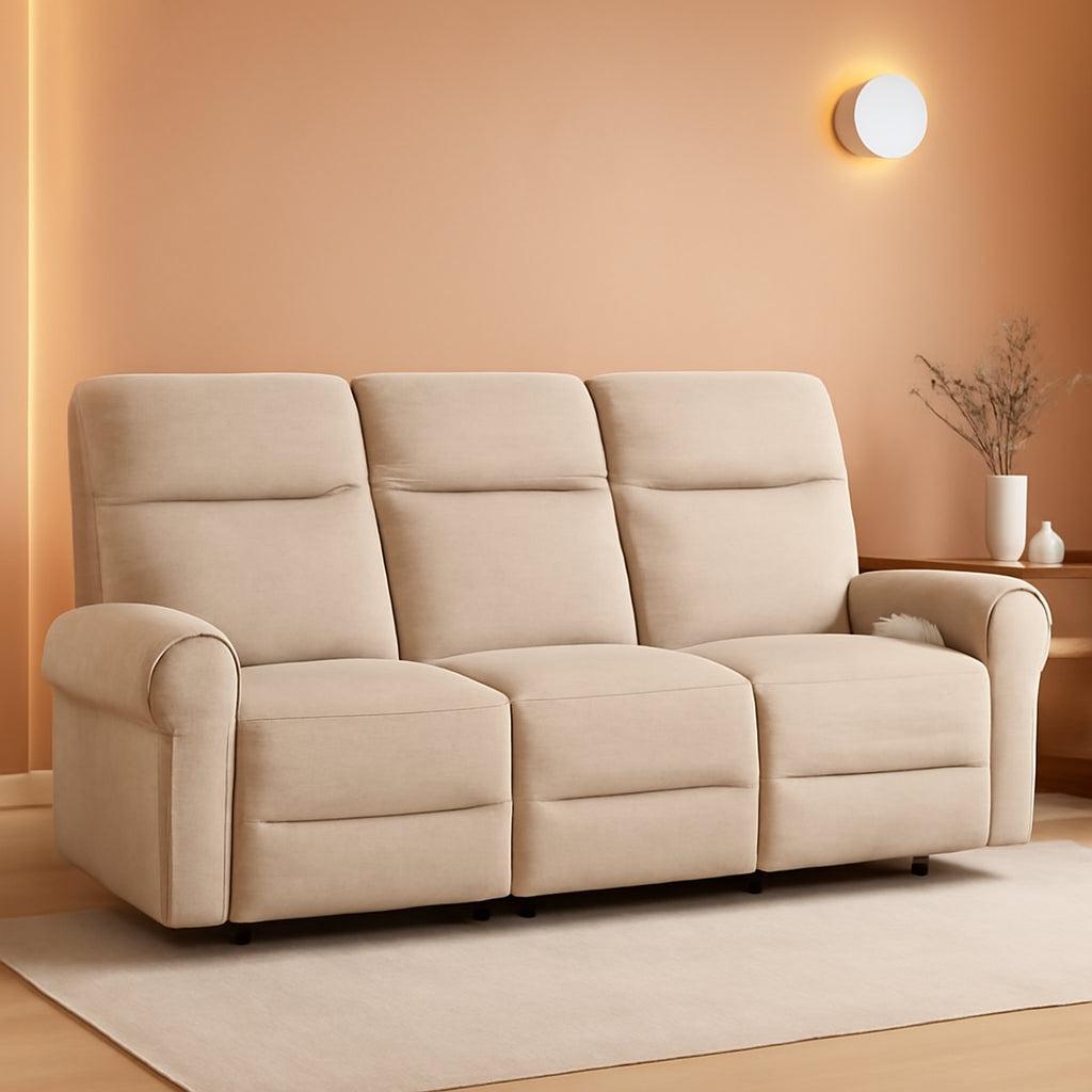 87.8 Inch Wall Hugger Reclining Sofa With Drop Down Table