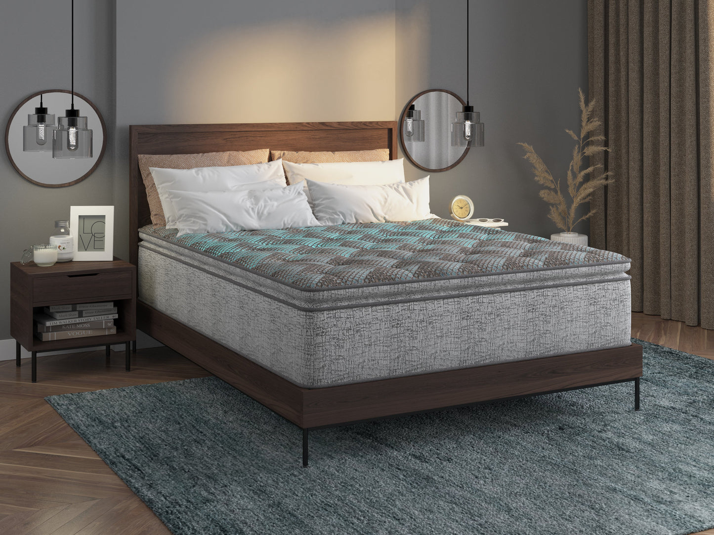 Restonic Comfort Care 10" Hybrid Euro Top Mattress - Queen