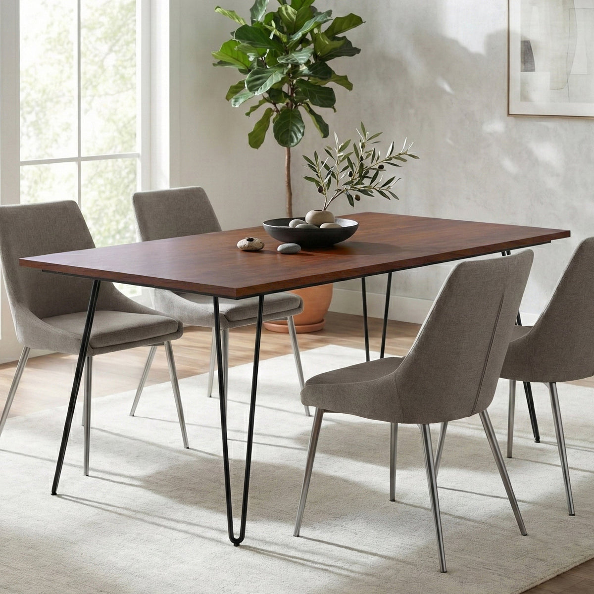 Hunter Dining Table in Umber