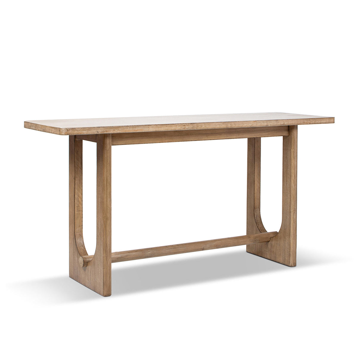 Turnkey 72" Modern Trestle Console Table - Antique