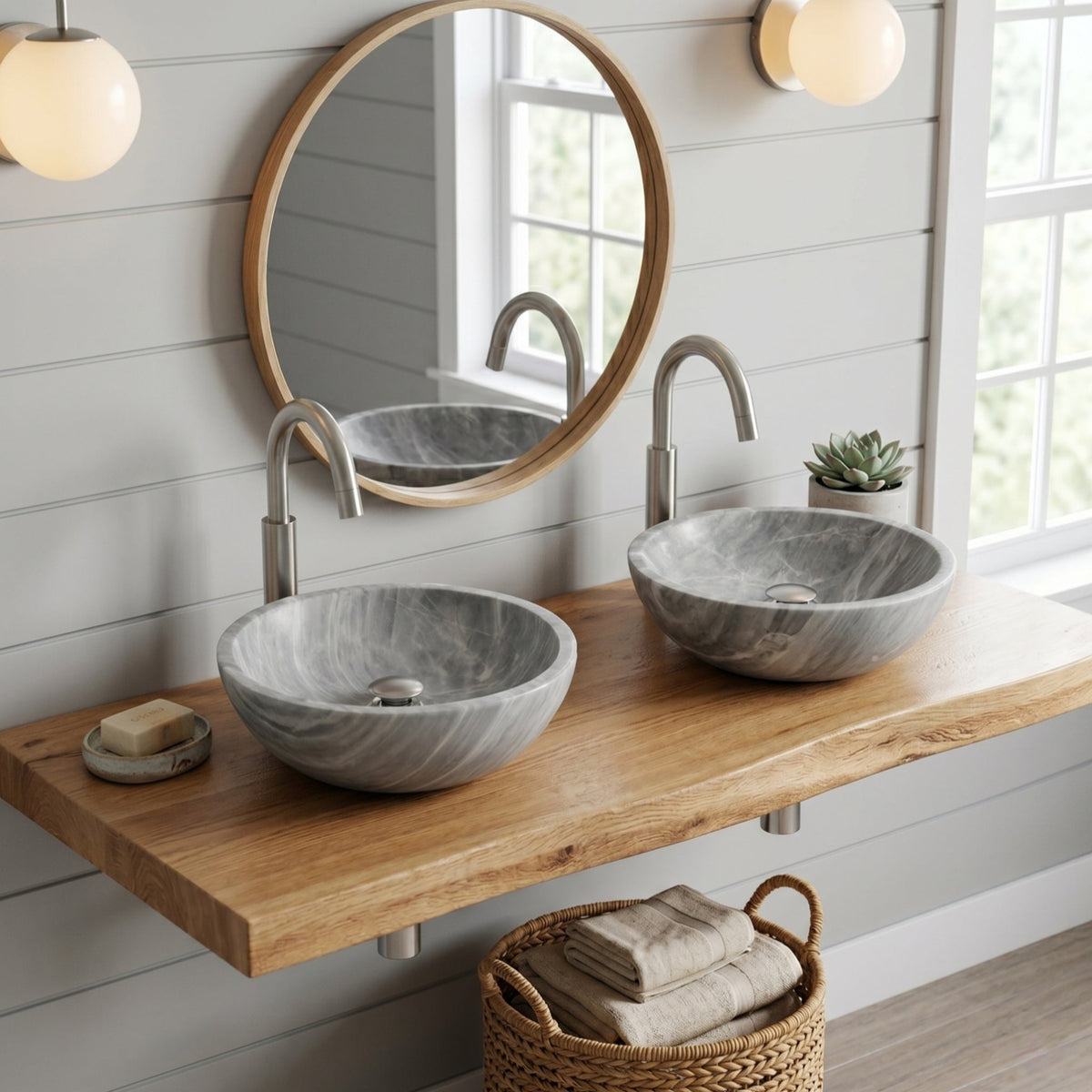 Gray Bathroom Vanity