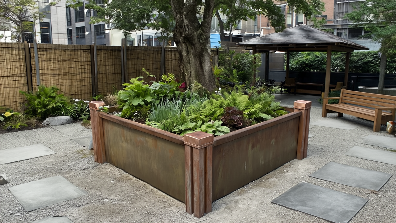 Adrien's Garden Precast Concrete Garden Bed