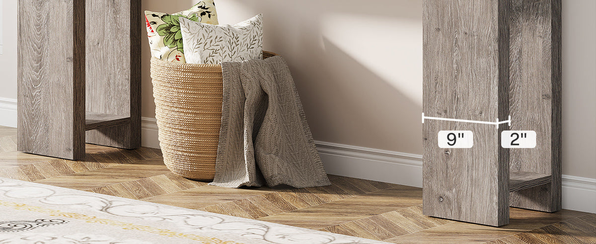 70.9" Extra Long Farmhouse Console Table