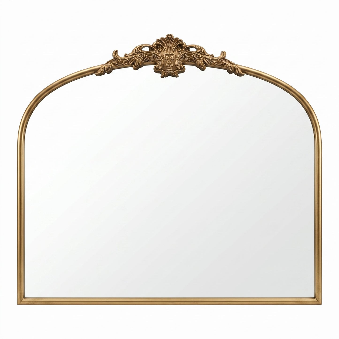 32"x24.4" Baroque Vintage Arched Wall Mirror