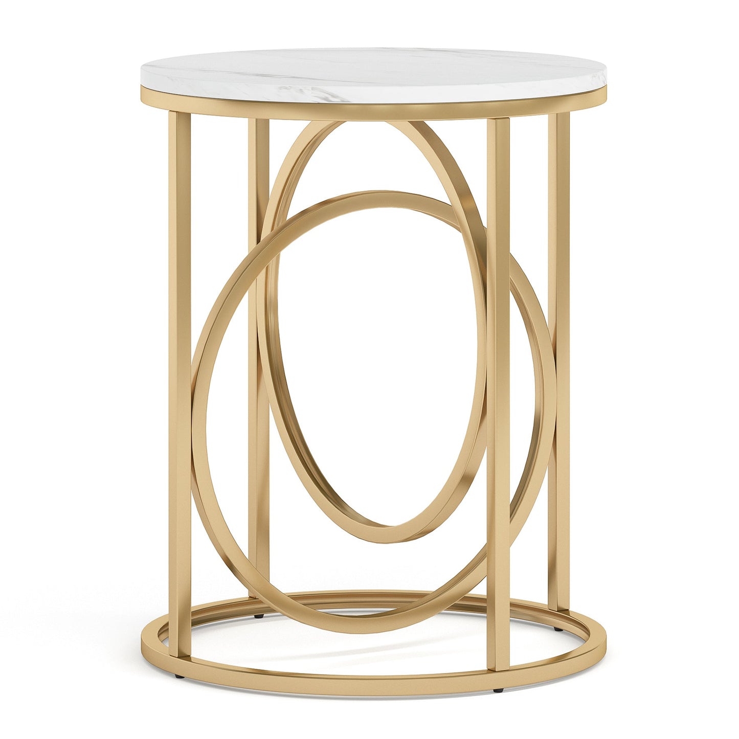 20” Round End Table for Living Room