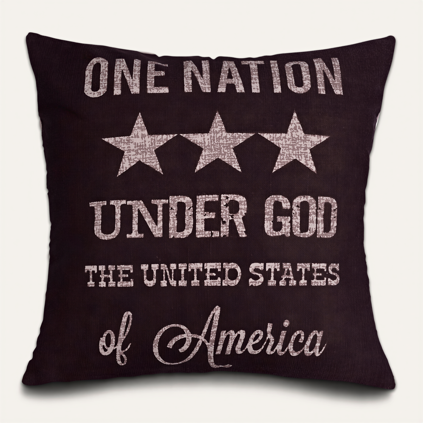 Patriotic Throw Pillow | USA Pillow Cover 18 x 18 Inches - Luxury Zipper Cushion