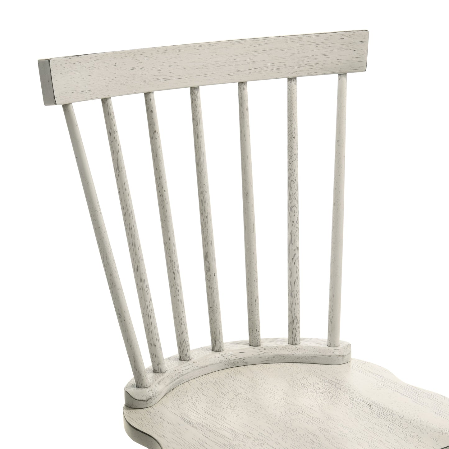 2-Piece Rustic Dining Side Chair Set, Solid Wood Frame, Farmhouse Modern Design, Easy Assembly