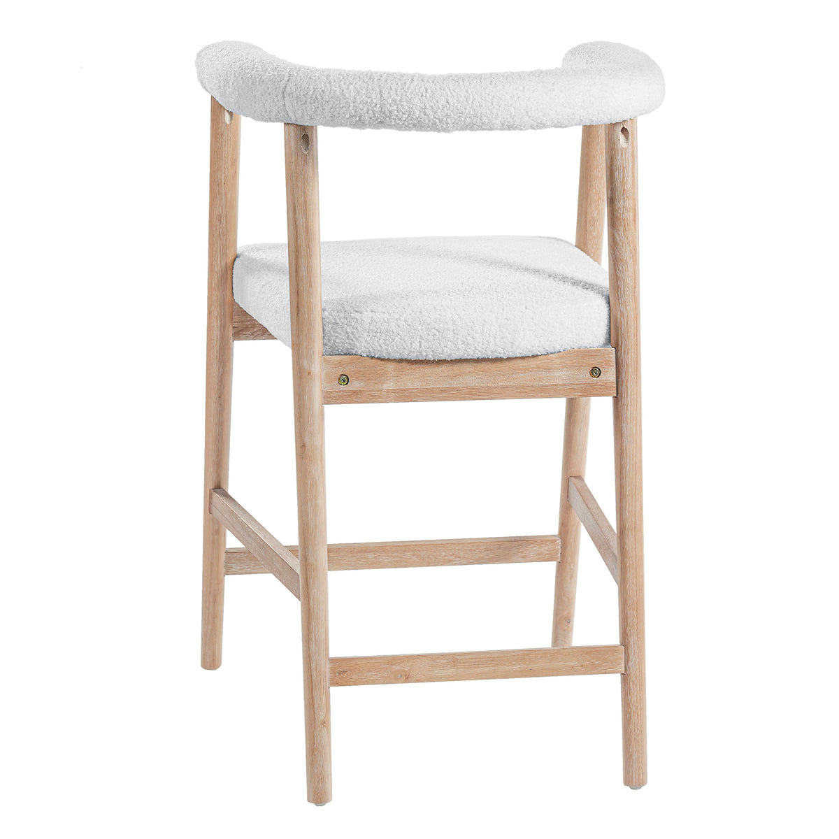 25'' Seat Height Bar Stools with Back - Set of 2
