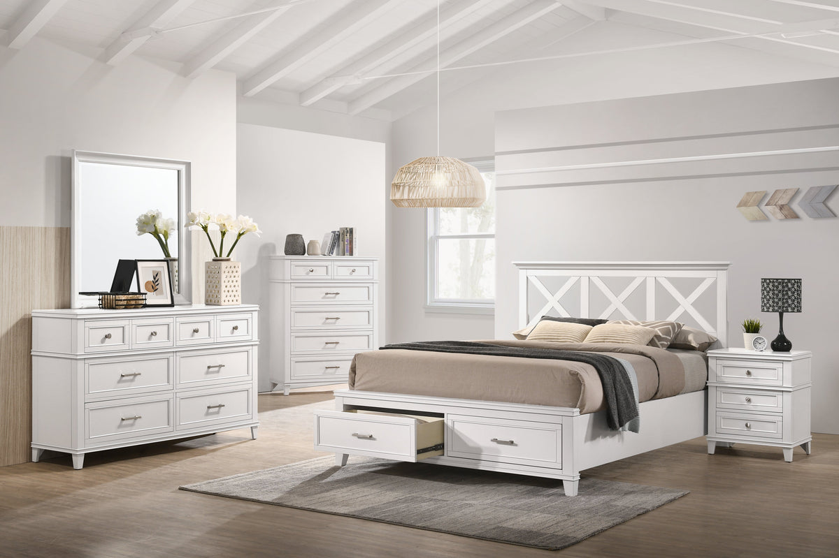 King X Storage Bed