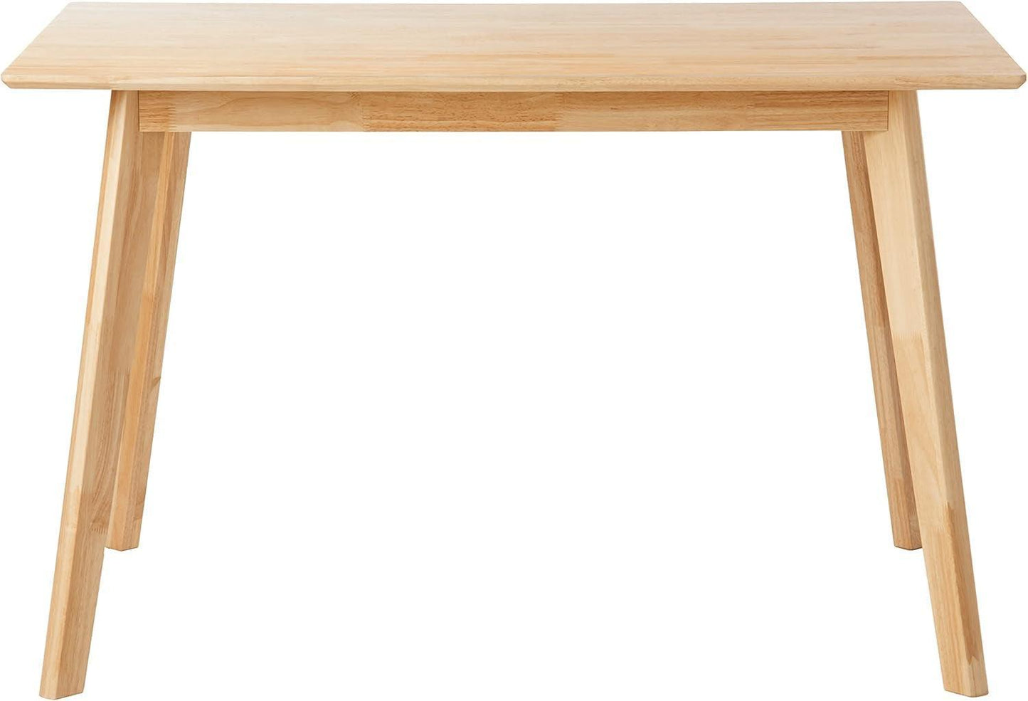 FSC Certified Solid Wood Rectangular Dining Table Seats Four Natural Finish
